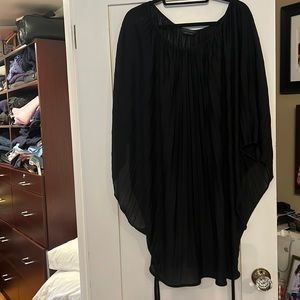 Marina Rinaldi women’s black pleated evening top
